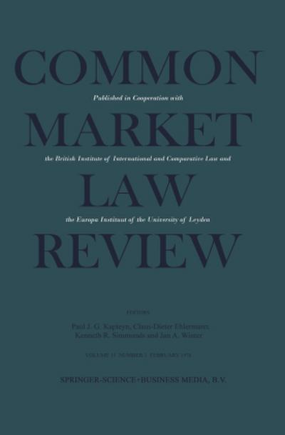 Common Market Law Review