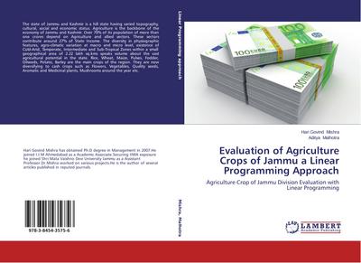 Evaluation of Agriculture Crops of Jammu a Linear Programming Approach