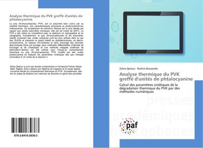Analyse thermique du PVK greffé d’unités de phtalocyanine