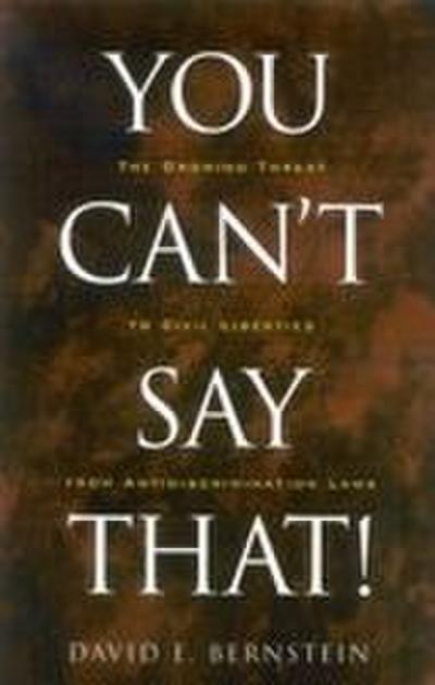You Can’t Say That!