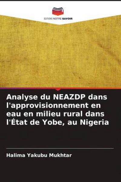 Analyse du NEAZDP dans l’approvisionnement en eau en milieu rural dans l’État de Yobe, au Nigeria