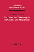 Das Gebot der Vollwertigkeit im GmbH- und Aktienrecht
