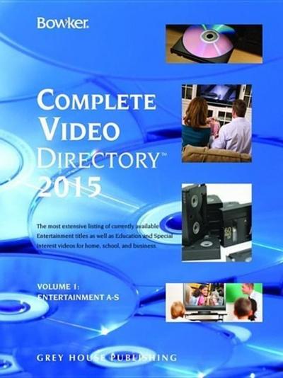 Bowker’s Complete Video Directory - 4 Volume Set, 2015