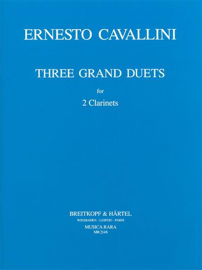 3 grand Duets op.30for 2 clarinets