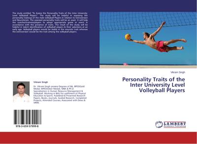 Personality Traits of the Inter University Level Volleyball Players