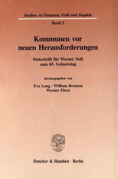 Kommunen vor neuen Herausforderungen