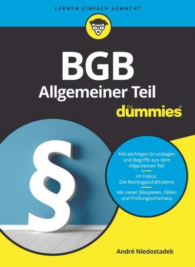 BGB Allgemeiner Teil für Dummies