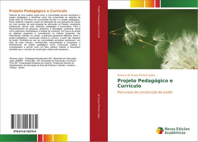 Projeto Pedagógico e Currículo - Rosana de Sousa Pereira Lopes