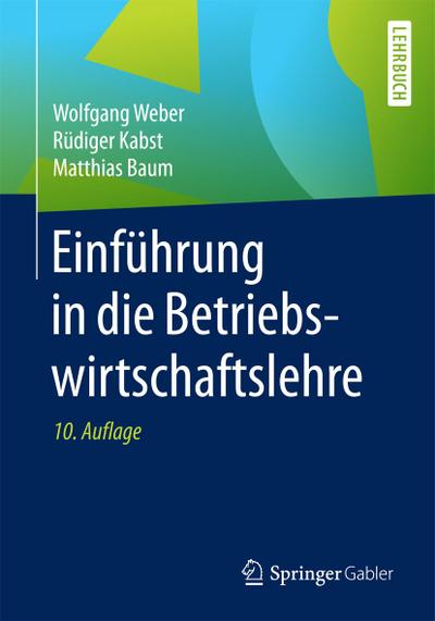 Einführung in die Betriebswirtschaftslehre