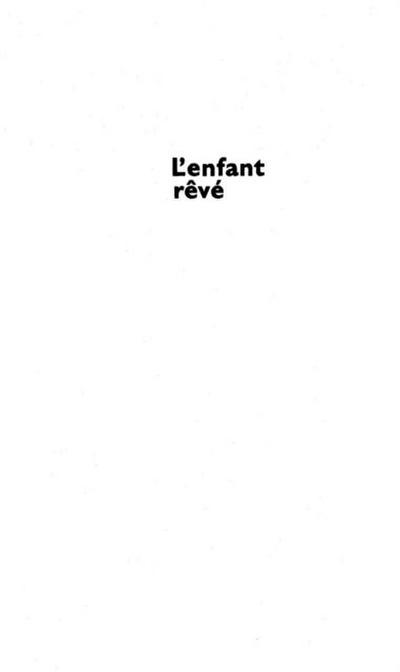 L’enfant reve