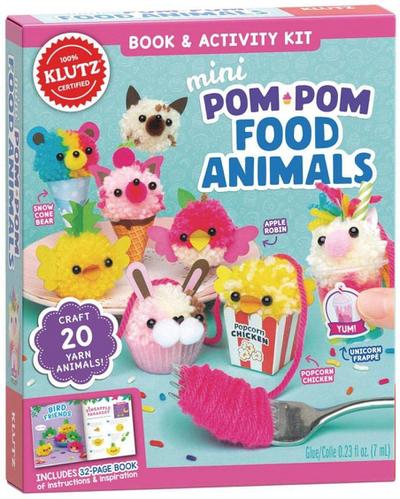 Mini Pom-Pom Food Animals