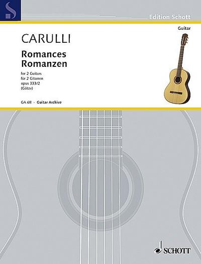 Romanzen op.333,2für 2 Gitarren