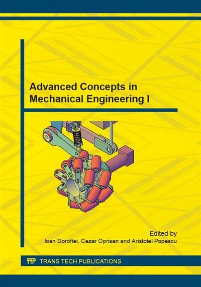 Advanced Concepts in Mechanical Engineering I