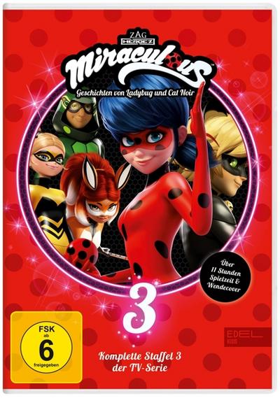 Miraculous - Geschichten von Ladybug & Cat Noir - Die komplette 3. Staffel DVD-Box