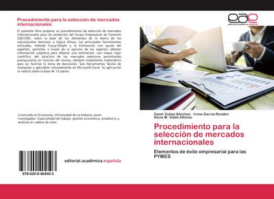 Procedimiento para la selección de mercados internacionales