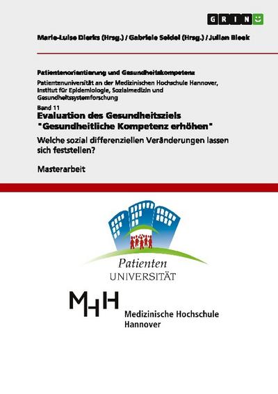 Evaluation des Gesundheitsziels ’Gesundheitliche Kompetenz erhöhen’