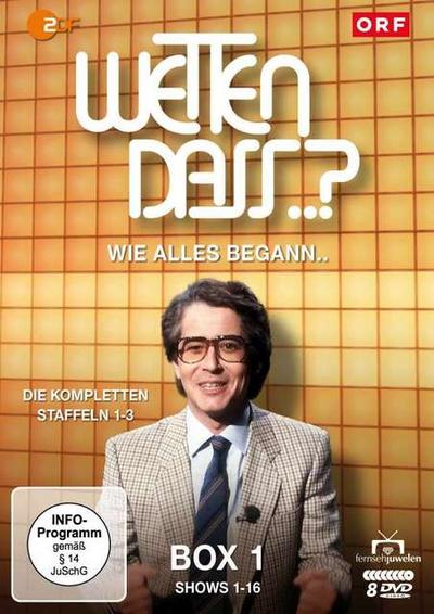 Wetten, dass..? - Wie alles begann (Box 1: Shows 1-16) DVD-Box