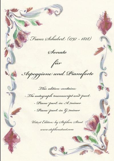 Sonate fu¿r Arpeggione und Pianoforte - Piano Part