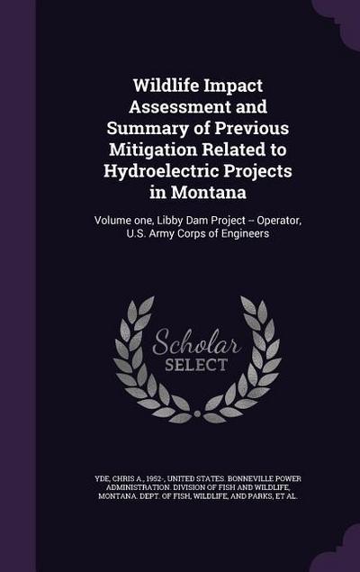 Wildlife Impact Assessment and Summary of Previous Mitigation Related to Hydroelectric Projects in Montana: Volume one, Libby Dam Project -- Operator
