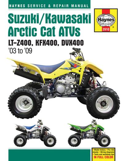 Suzuki/Kawasaki Arctic Cat ATVs (03 - 09)