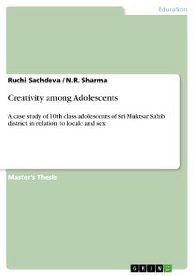 Creativity among Adolescents