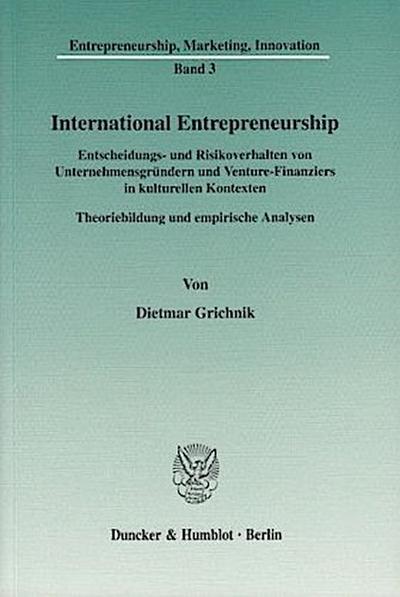 International Entrepreneurship.
