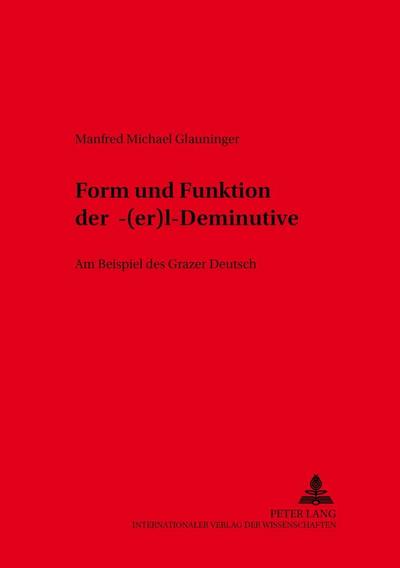 Form und Funktion der -"(er)l"-Deminutive