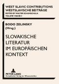 Slovakische Literatur im europäischen Kontext