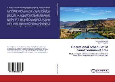 Operational schedules in canal command area