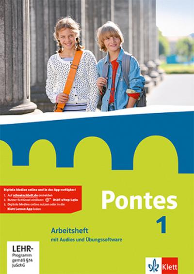 Pontes 1. Arbeitsheft mit Audios und Übungssoftware 1. Lernjahr