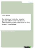 Das Auftreten von in der Literatur genannten Vor- und Nachteilen des Jahrgangsübergreifenden Lernens in einer Berliner Grundschule