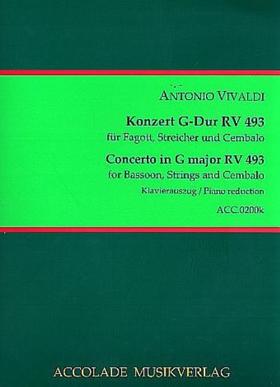 Konzert G-Dur RV493für Fagott, Streicher und Bc