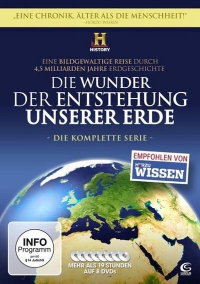 Die Wunder der Entstehung unserer Erde - Komplettbox, 8 DVDs