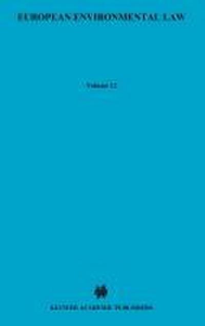 Jans, J: European Environmental Law