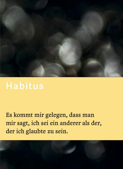HABITUS