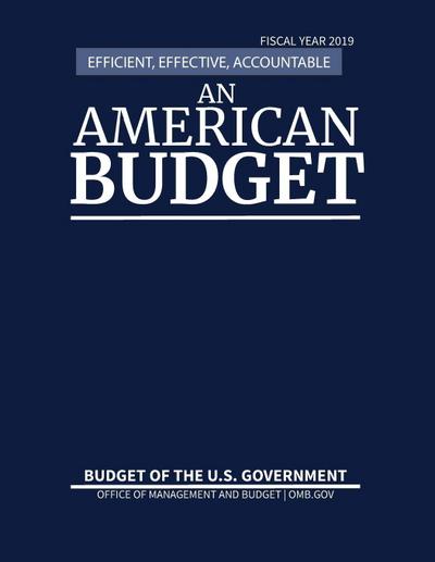 Budget of the United States, Fiscal Year 2019