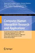 Computer-Human Interaction Research and Applications