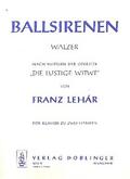 Ballsirenen Walzerfür Klavier