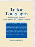 Turkic Languages 29 (2025) 2