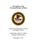 Investigation of the Cleveland Division of Police