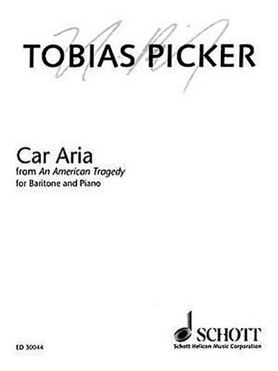 Car Aria from "an American Tragedy": Baritone and Piano