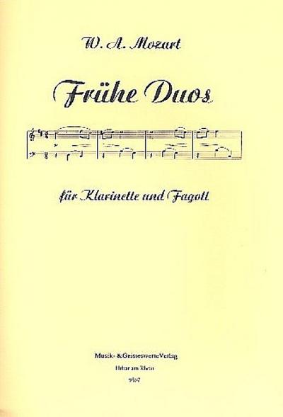 Frühe Duos für Klarinetteund Fagott