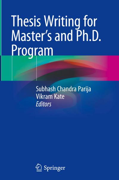 Thesis Writing for Master’s and Ph.D. Program