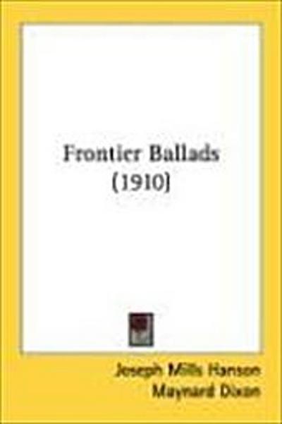 Frontier Ballads (1910)