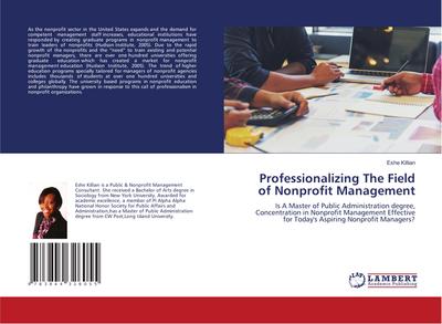 Professionalizing The Field of Nonprofit Management