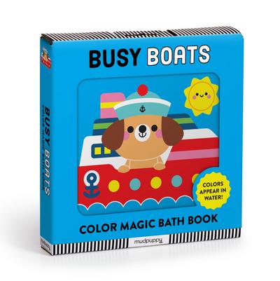 Busy Boats Color Magic Bath Book