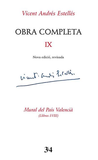 Obra Completa IX Vicent Andrés Estellés