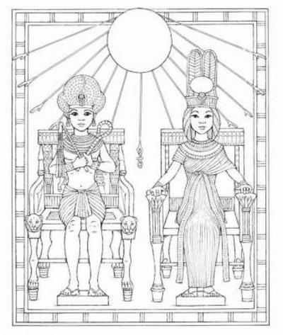 King Tut Coloring Book