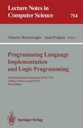 Programming Language Implementation and Logic Programming