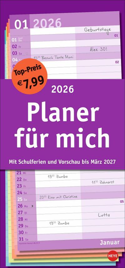 Basic Planer für mich 2026